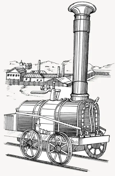 Паровой двигатель появился в стране в начале 1830-х годов.